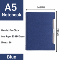 Carnet en cuir PU estampé à chaud A5/B5, journal d'affaires personnalisé pour le marketing de marque et les campagnes promotionnelles