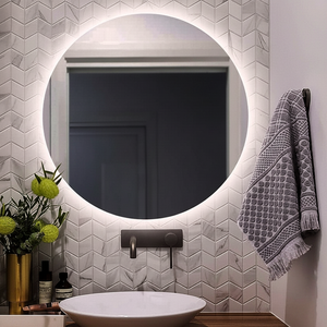 KASAR-90 Kamalu 90 cm specchio rotondo retroilluminato a LED - Product Image 3