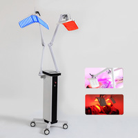 Appareil de massage vertical à double sonde photonique sur pied pour salon professionnel