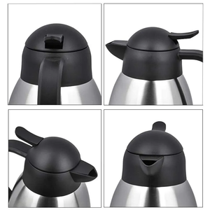 Golmate Großvolumige Kaffeekanne aus Edelstahl 1,0L 1,5L 2,0L Isolierter Wasserkrug Langlebiger Kaffeebehälter für Gewerbliche Nutzung - Product Image 3