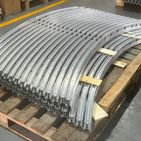 Perfil de extrusión de aluminio 6063 T6 industrial personalizado Pistas lineales Viga de aluminio para la industria logística