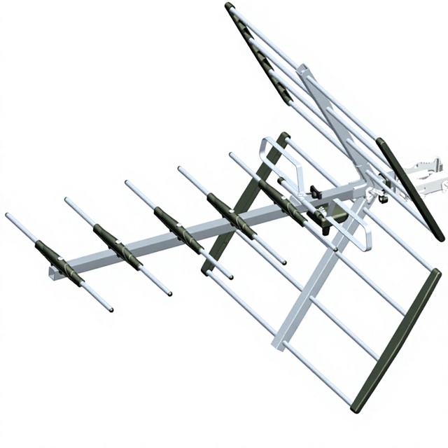 Xinxidi YAGI OUTDOOR PASSIVE ANTENNA 8 ELEMENTS HD-202 ATSC DVBT/T2 25MILES