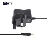 Adaptateur secteur AC/DC 8V 0.8A avec prise PC/ABS pour appareils électroniques, certifié ETL CE FCC UKCA RoHS RCM KC PSE CCC