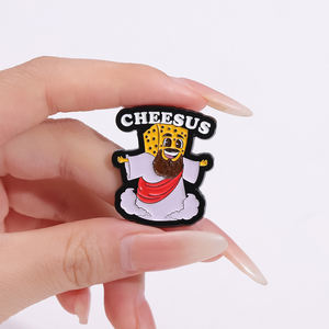 Spille in Metallo di Gesù Personalizzate 'DIO NON È MORTO' Spille Smaltate Morbide Distintivo di Gesù Divertente Spilla da Bavero per Amici - Product Image 2