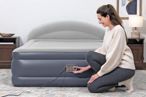 <span class=keywords><strong>Bestway</strong></span> 671BD Tritech LoungeLux Cabecero Queen Colchón <span class=keywords><strong>de</strong></span> aire con bomba <span class=keywords><strong>de</strong></span> CA incorporada 2,29 M X 1,52 M X 84 cm - Product Image 4
