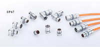 Connecteur électrique étanche pour servomoteur M23, encodeur, 6 broches, 6, 17, 19 broches, 26 broches, connecteurs mâles droits avec câble
