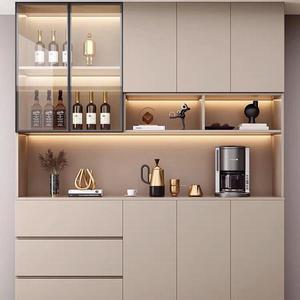Aparador Moderno con Acabado en Madera Natural, Tablero de Partículas Ecológico, Gran Capacidad, Fácil Montaje, <span class=keywords><strong>Mueble</strong></span> para el Hogar - Product Image 2