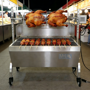 <span class=keywords><strong>Barbecue</strong></span> électrique automatique commercial, machine à rôtir, <span class=keywords><strong>barbecue</strong></span> au charbon de bois d'extérieur, <span class=keywords><strong>barbecue</strong></span> - Product Image 2