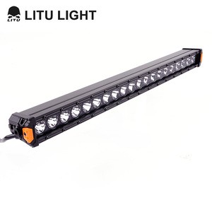 Combiné faisceau 12v 24v tout-terrain 4x4 led barre lumineuse IP68 étanche simple rangée led conduite barre lumineuse pour camion tracteur bateau <span class=keywords><strong>suv</strong></span> - Product Image 1