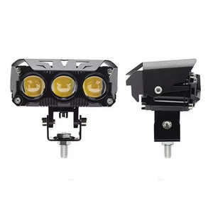 3 ống kính 9-36V màu vàng dẫn đèn sương mù hi-thấp chùm làm việc đèn 6000K Nhiệt độ màu cho 12V xe off-road lái xe hi-thấp chùm - Product Image 1