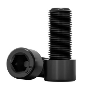 Perno hexagonal negro con cabeza de tornillo, métrico, completamente roscado, para fijación industrial - Product Image 5