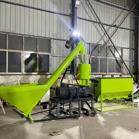 Machine de refroidissement de granulés professionnelle à faible entretien, à entraînement électrique, en acier inoxydable, pour moulin