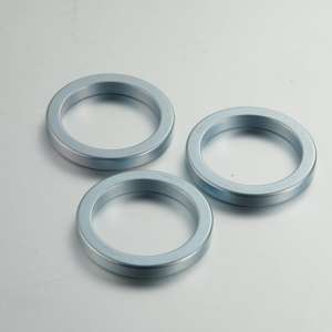 Venta de fábrica china, anillo magnético Ndfeb de tierras raras, imanes de disco de neodimio recubiertos, magnético de alto rendimiento N35 N45 N48 N38 - Product Image 1