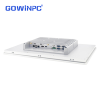 GOWINPC 21.5 Panel PC de Alto Rendimiento con Intel Celeron para Centro de Control |   Windows 10 Triple COM DP para Doble LAN SSD+HDD para