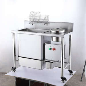Macchina per Impanatura Commerciale |   Attrezzatura Professionale in Acciaio Inox per Impanatura e Panatura per Ristoranti di Pollo Fritto e Hamburger - Product Image 2