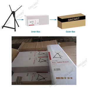 SINOART <span class=keywords><strong>Cavalletto</strong></span> Portatile in Alluminio <span class=keywords><strong>per</strong></span> Artisti, Basso MOQ, <span class=keywords><strong>per</strong></span> Pittura/Esposizione, <span class=keywords><strong>Cavalletto</strong></span> <span class=keywords><strong>da</strong></span> <span class=keywords><strong>Tavolo</strong></span> - Product Image 5