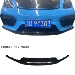 Cho Porsche 718/981/982 Loạt Khô Carbon Phía Trước Tán Phía Trước Lip Phía Sau Khuếch Tán Phía Trước Góc Fender tuyere Trang Bị Thêm Nâng Cấp Kit - Product Image 2