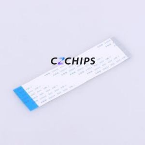 JS05B-50P-100-4-8 FFC Cable (Flexible Flat Cable) P=0.5mm Connector 50P 0.5mm 0.3mm Reverse - Product Image 1
