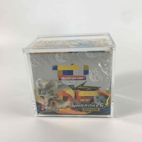 Boîte d'appoint en acrylique de haute qualité vitrine coulissante Poke Poking Mon Card ETB boîte en acrylique avec couvercle