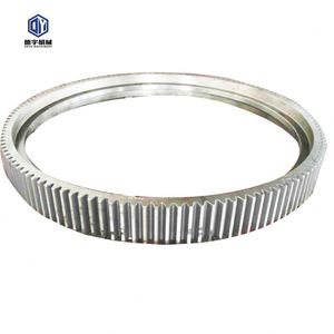 Engranaje de anillo de segmento de fundición personalizado, engranaje de circunferencia de horno rotatorio, módulo grande, engranaje dividido de arco de accionamiento principal para molino de bolas - Product Image 1