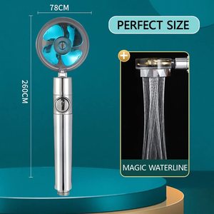 <span class=keywords><strong>Soffione</strong></span> <span class=keywords><strong>doccia</strong></span> portatile <span class=keywords><strong>con</strong></span> ventilatore Turbo all'ingrosso <span class=keywords><strong>con</strong></span> filtro e interruttore di pausa - Product Image 4