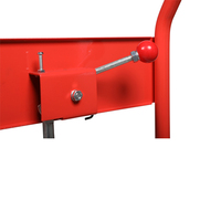 Chariot élévateur à ciseaux mobile, plateforme de levage hydraulique manuelle pour la manutention des matériaux en entrepôt et atelier