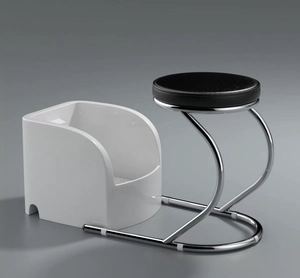 Nuevo lavabo cerámico integrado de alta temperatura para inodoros, baños, balcones y uso en exteriores; fácil de limpiar - Product Image 1