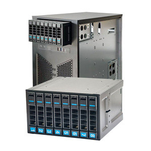 <b>Computer</b> Storage Solution: 8-Bay U.2 NVMe HDD Module Chassis with Hot-Swap Optical Bays and Backplane <b>Fans</b> in Stock - Product Image 1
