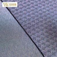 Tissu en maille polyester léger, respirant, imperméable, écologique, anti-humidité, en maille 3D unie, couleurs personnalisées, pour la course à pied