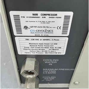 เครื่องอัดฮีเลียม Cti-Cryogenics 9600 แบบระบายความร้อนด้วยอากาศ สำหรับงานอุตสาหกรรม - Product Image 3