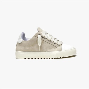 Baskets décontractées pour femmes, style designer, effet vieilli, avec lacets asymétriques rose et blanc, à plateforme, chaussures de marche tendance pour femmes - Product Image 3