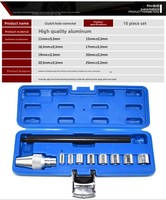 Outil de Correction d'Embrayage de Véhicule de Haute Qualité, Outil d'Alignement d'Embrayage Durable, Ensemble de 10 Pièces pour la Réparation Automobile