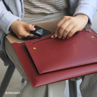 Housse plate personnalisée de 13 pouces en cuir PU pour ordinateur portable, sac de protection de style mignon pour MacBook et PC portables