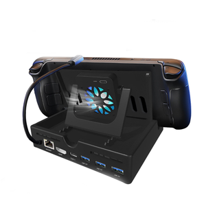 Station d'extension HD MI 4K 60HZ/Gigabit pour plate-forme vapeur, <span class=keywords><strong>Interface</strong></span> Ethernet, Base thermique, Station d'accueil - Product Image 1