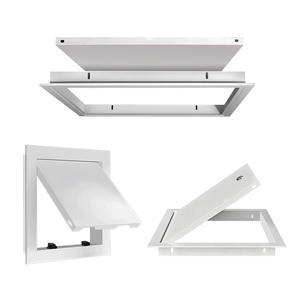 Plaque de couverture décorative en alliage d'aluminium pour inspection et accès aux systèmes de climatisation, pour plafond suspendu, égouts dissimulés et montage mural - Product Image 1