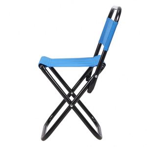 Portable Steel <b>Folding</b> <b>Chair</b> for Camping Outdoor Fishing Park - Product Image 4