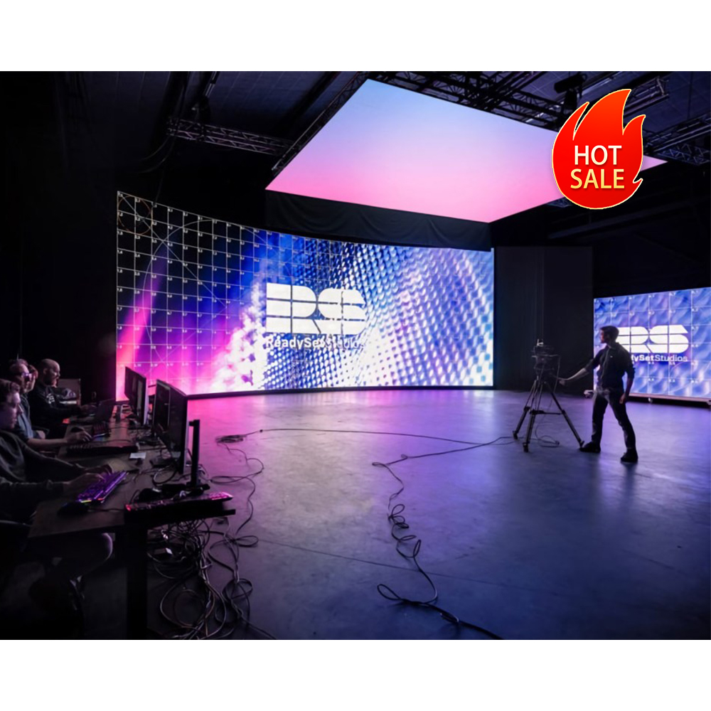 Full HD VFX VR оборудование для виртуального производства пленки XR Studio 3D TV Screen видео настенный светодиодный дисплей экран высокого шага в помещении 2 года