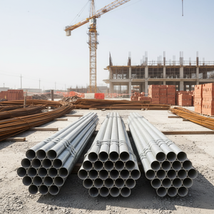 Tuyau rond en acier galvanisé à chaud ASTM A53 BS 1387, <span class=keywords><strong>tube</strong></span> rond GI pour la construction de serres, service de découpe sur mesure - Product Image 3