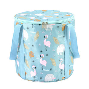 อ่างแช่เท้าพับได้แบบพกพา ยี่ซิดาน ขนาด 38 ซม. ทำจาก PVC แบบฉนวนกันความร้อน รูปทรงกลม สำหรับผู้ใหญ่ ใช้กลางแจ้ง - Product Image 2