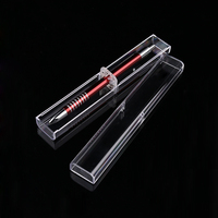 Meilleure vente étui à crayons de rangement transparent étui à stylo école/famille Promotion commerciale cadeau stylo emballage petite boîte carrée