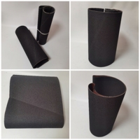 Bande abrasive en carbure de silicium personnalisée pour ponceuse à bande large, granulométrie 40 # -240 #   Utilisation des grains de différentes granulométries pour le rectage de surface