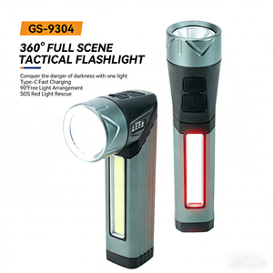 Lampe <span class=keywords><strong>de</strong></span> travail multifonctionnelle pour réparation automobile, rotative <span class=keywords><strong>à</strong></span> 90 degrés, rechargeable, en alliage d'aluminium, étanche IP54, lampe torche LED magnétique - Product Image 1