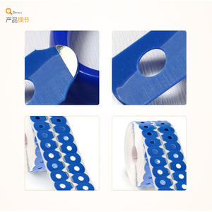 Tira de lente A23DH, adhesivo de doble cara azul de 18x25 para procesamiento de lentes de gafas, compatible con máquinas rectificadoras nacionales - Product Image 1