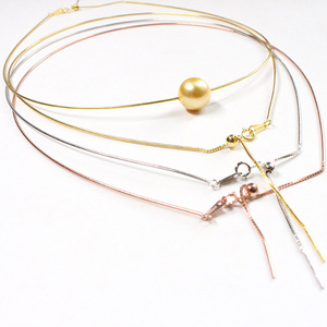 Gargantilla de cadena de alambre de serpiente de 1mm, Plata de Ley 925, bricolaje, con pin - Product Image 2