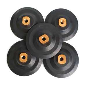 Arbre en laiton personnalisable de 5/8 à 11 pouces avec crochet et boucle en caoutchouc Tampons de polissage Tête de connexion Support OEM - Product Image 6