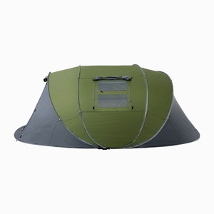 <span class=keywords><strong>Tente</strong></span> en polyester double couche à ouverture rapide imperméable et résistante au soleil pour 3-4 personnes pour une chambre un salon camping en été - Product Image 4
