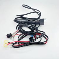 40A/12V Off-Road LED Interruptor de luz de trabajo Relé Barra de luz remota Accesorios de coche con kit de arnés de cableado de faros
