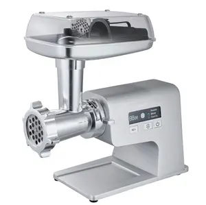 2024 New arrival Powerful Die-cast Aluminum Housing With LCD Display Meat Grinder High Efficient Performance Mincer for Kitchen