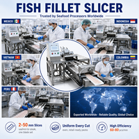 Trancheuse à Poisson à Prix d'Usine Acier Inoxydable 304 Tranches Uniformes pour Pangasius Tilapia Poisson-chat Carpe Saumon