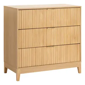 Wholesale Plastic Uptake OAK KD Panel Furniture Cabinet for Living Room